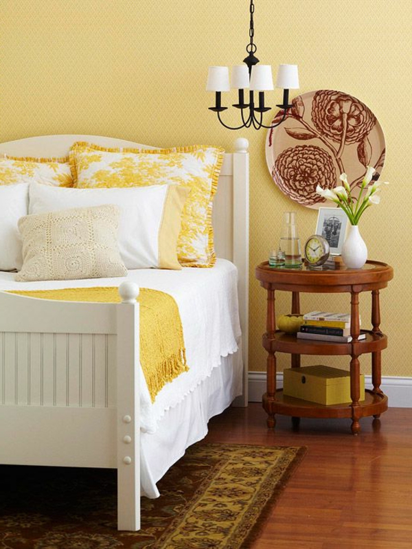gelbe-farbgestaltung-im-schlafzimmer