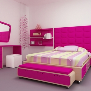 100 faszinierende rosa Schlafzimmer!