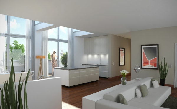 moderne-schöne-Penthouse-Wohnung-elegante-Einrichtung