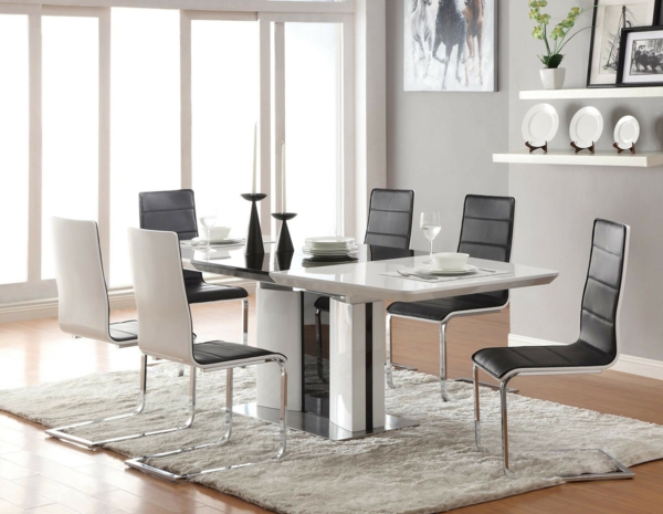 moderne-stühle-für-esszimmer-grau-und-weiß