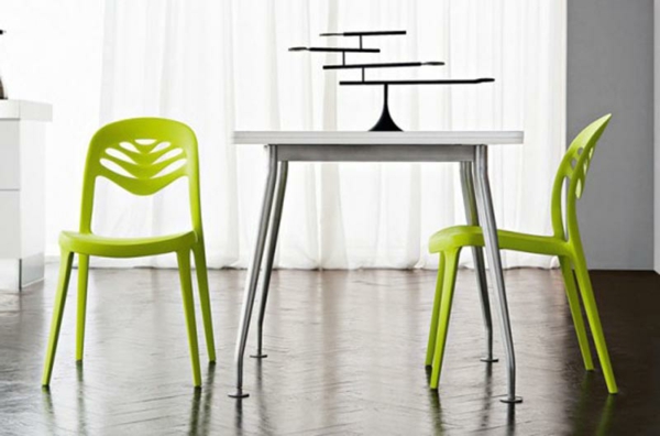 moderne-stühle-für-esszimmer-grün-und-süß-aussehen