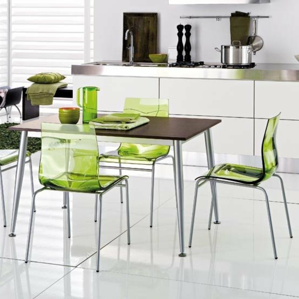 moderne-stühle-für-esszimmer-in-grüner-farbe