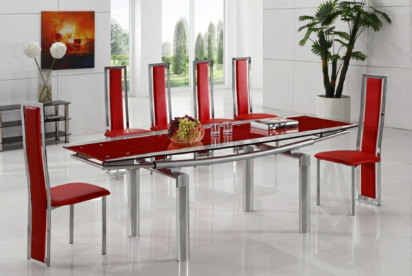 moderne-stühle-für-esszimmer-in-rot