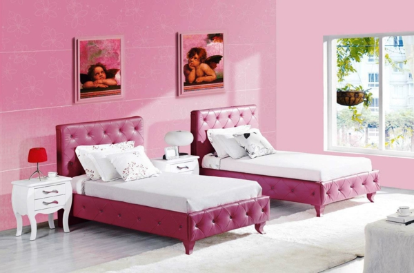 -rosa-Schlafzimmer-Design-Ide
