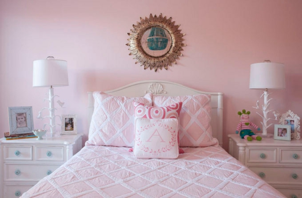 rosa-Schlafzimmer-Einrichtungsidee