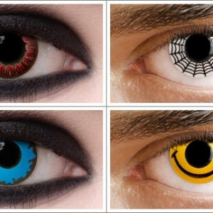Kontaktlinsen für Halloween - 29 originelle Modelle!