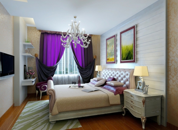 30 super Vorhänge Ideen für Schlafzimmer! - Archzine.net