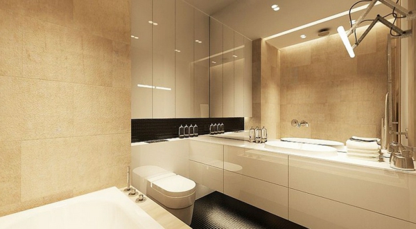 Badezimmer-modern-Interior—Design-Idee-mit-schönen-Eierschalenfarben