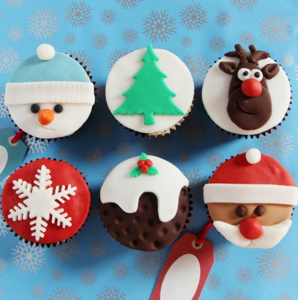 Cupcakes-Rezepten-für-Weihnachten-originelle-Ideen