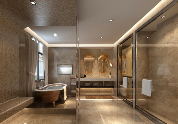 Deckenleuchten-modernes-Design-im-Badezimmer-.