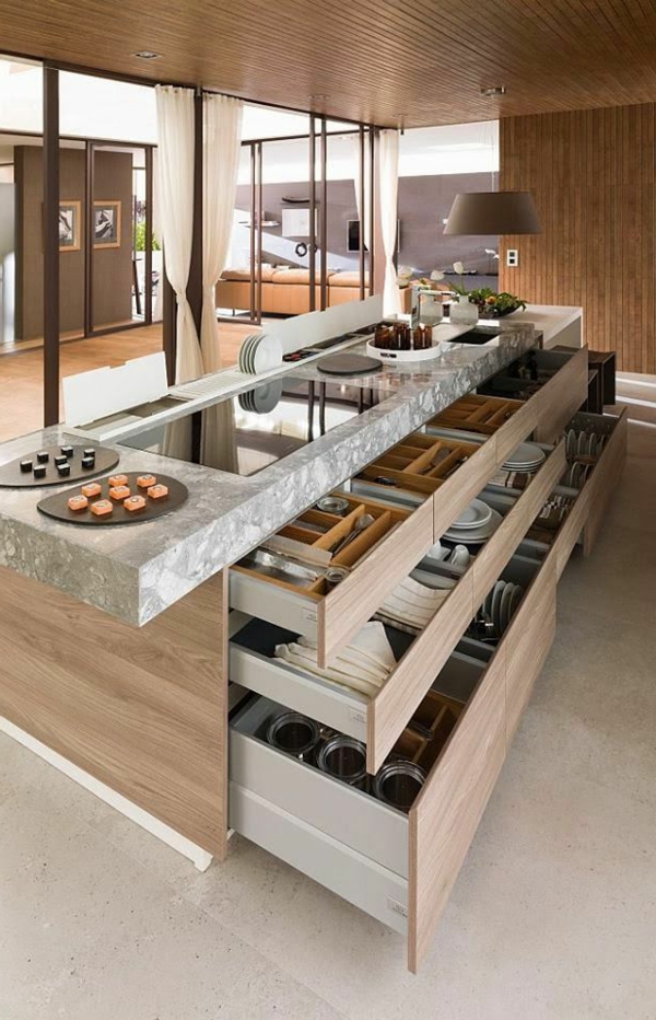 Küche-mit--einem-modernen-Design
