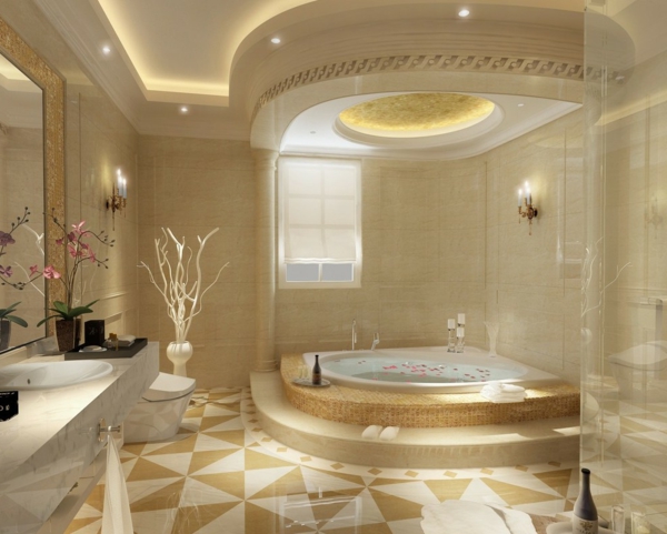 Luxus-Design-ultra-tolles-Interior-Design-im-Badezimmer-Deckenbeleuchtung