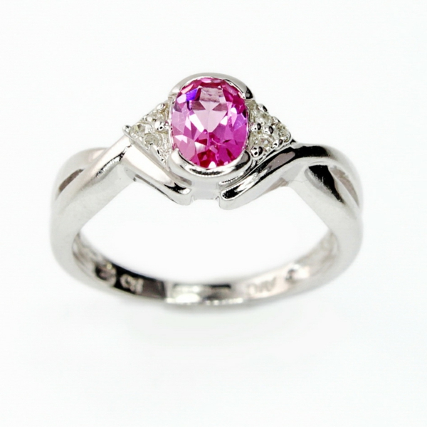 Rosa-Diamant-Ring-schöner-Verlobungsring-Schöner Velobungsring