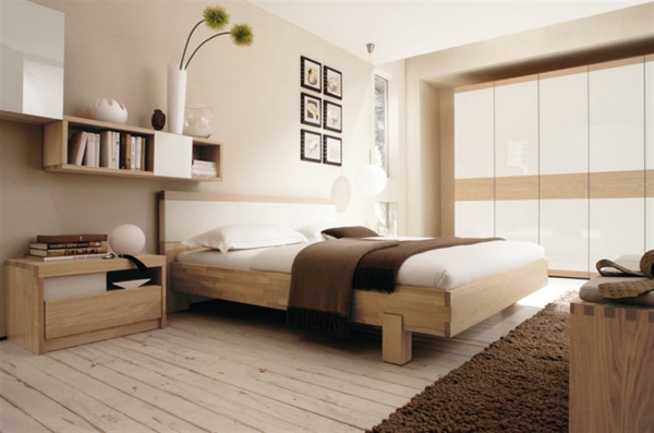 Schlafzimmerdeko-Interior—Design-Idee-mit-schönen-Eierschalenfarben