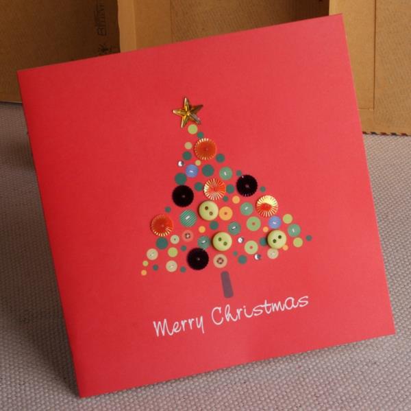 Tolle--Ideen-für-Gestaltung-von- Weihnachtskarten-Weihnachtsbaum