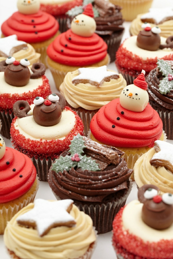 Weihnachts Cupcakes - 80 leckere Ideen! - ArchZine