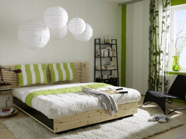 feng-shui-schlafzimmer-einrichten-hängende-weiße-lampen