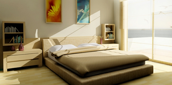 feng-shui-schlafzimmer-einrichten-schlichte-farben