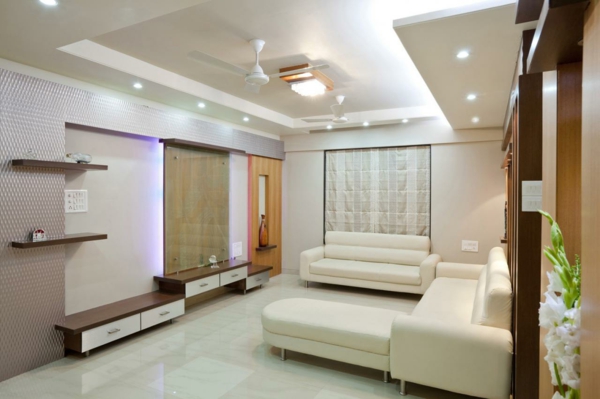 gemütliches-Wohnzimmer- Interior-Design-Beleuchtung