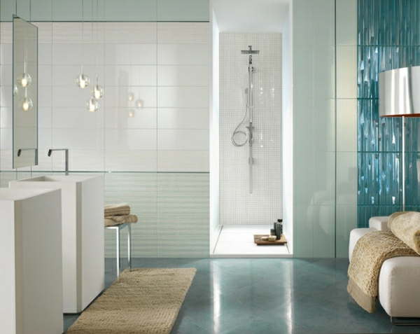 hochglanz-aktuelle-Beispiele-für-ein-modernes-Badezimmer