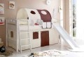 Kinderzimmer mit Hochbett und Rutsche: 50 Fotos!