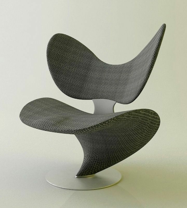 -moderne-Ausstattung-mit-einemdesigner-Sessel
