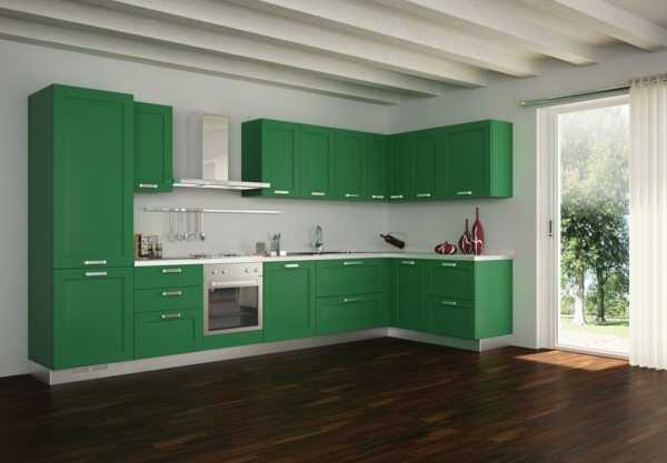 neue-küchenideen-minimalistische-grüne-gestaltung