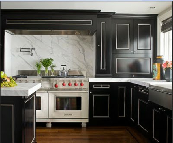 neue-küchenideen-schwarz-und-weiß-kombinieren