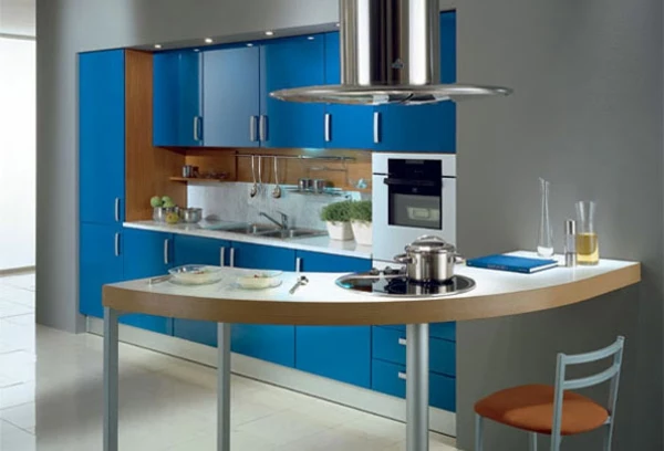 neue-küchenideen-schöne-blaue-farbe