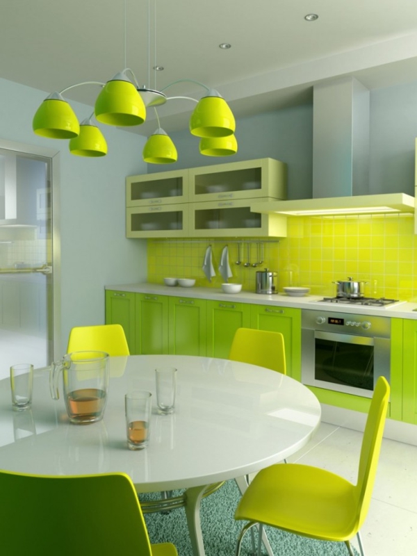 originelle-Gestaltung-mit-neon-Farben-in-der-Küche