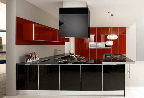 rote-küchen-wandfarbe-ultramoderne-gestaltung