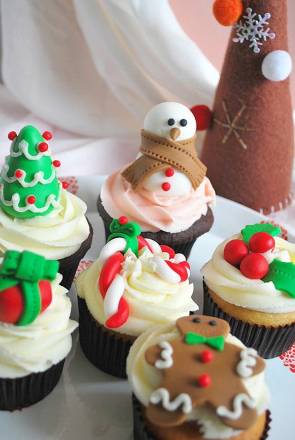 Weihnachts Cupcakes - 80 leckere Ideen! - Archzine.net