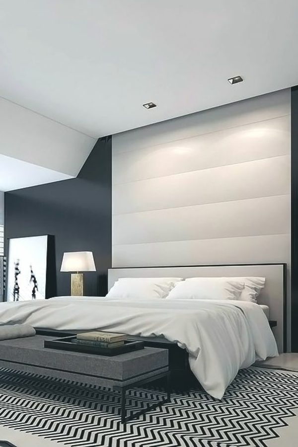 schlafzimmer-modern-gestalten-grau-und-weiß