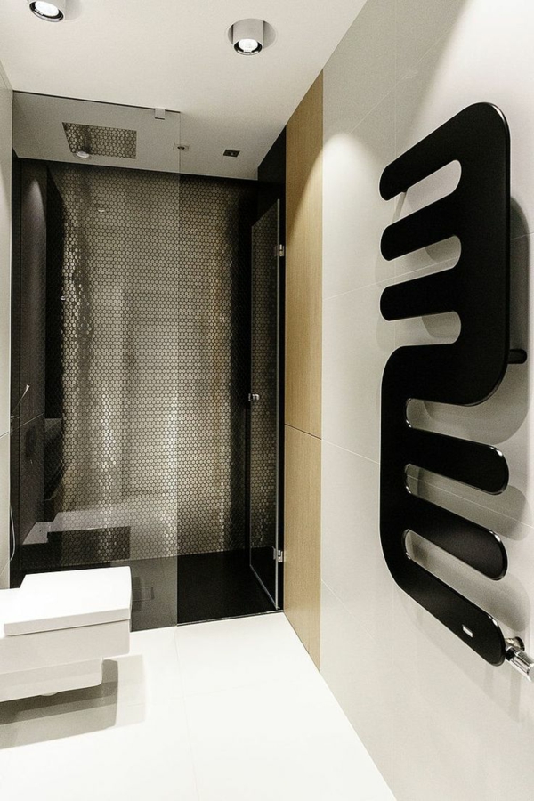 schwarzer-Designer-Radiator-elekrisch-Badezimmer-Heizung
