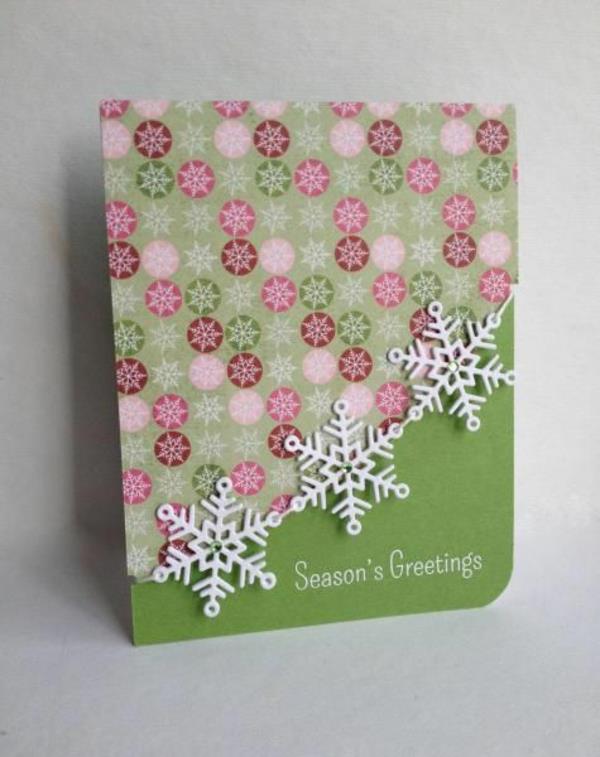 schöne-Weihnachtskarten-selber-basteln- Schöne Weihnachtskarten selber basteln