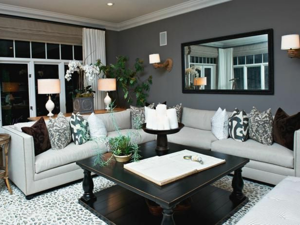 super-elegante-Wohnzimmer-mit-grauem-Sofa