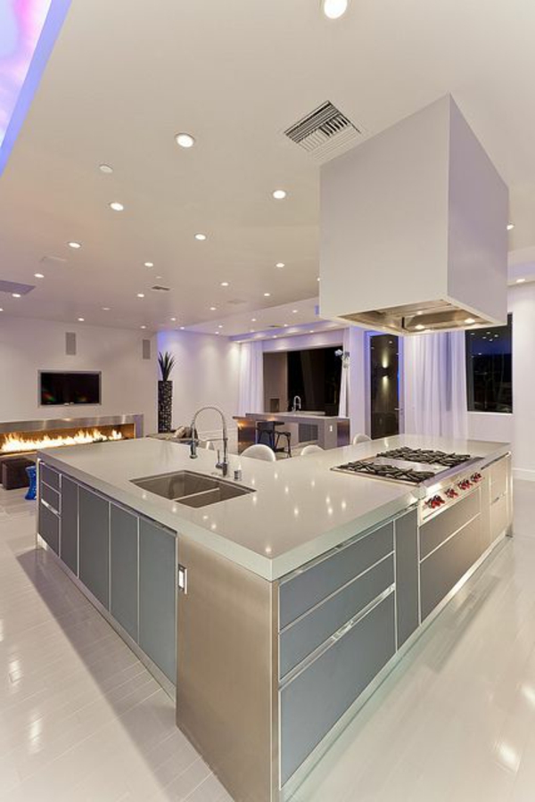 super-tolle-Küchengestaltung-moderne-Wohnung moderne Küchenplanung