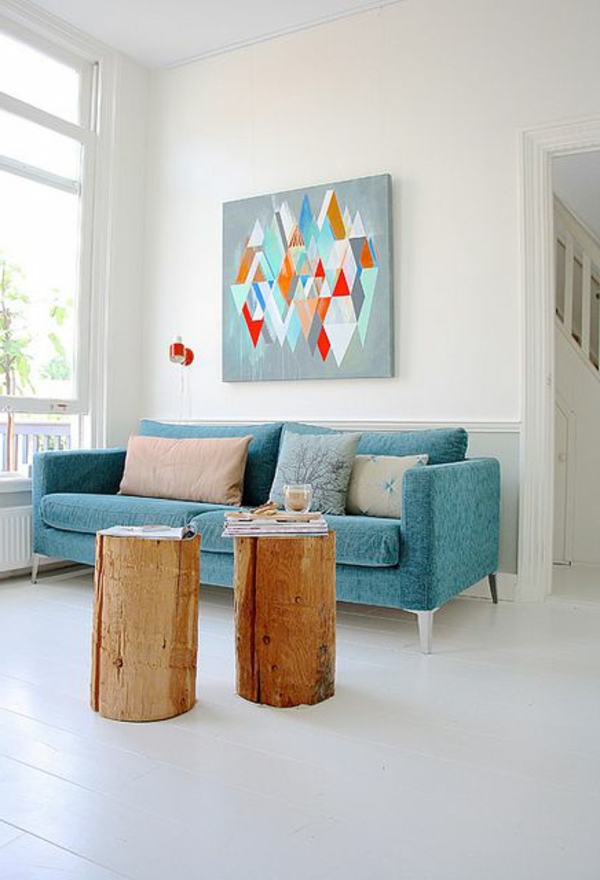 tolles-Design-für-das-Wohnzimmer-blaues-Sofa