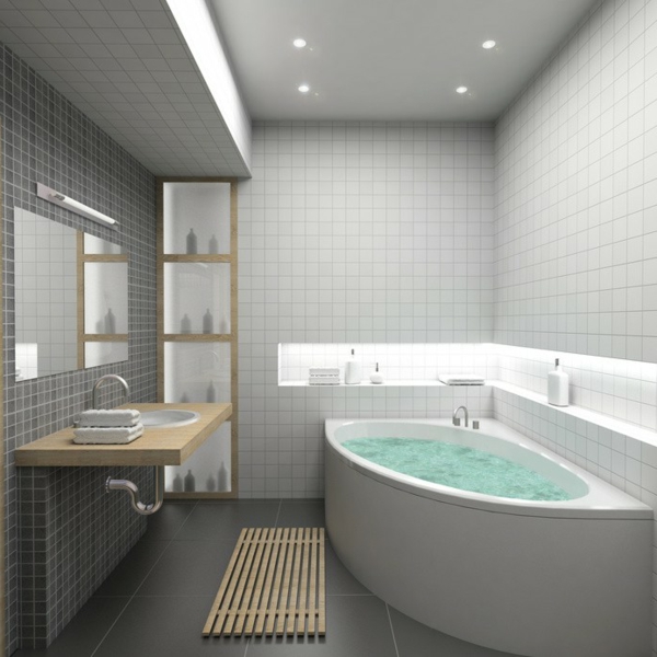 ultra-tolles-Interior-Design-im-Badezimmer-Deckenbeleuchtung