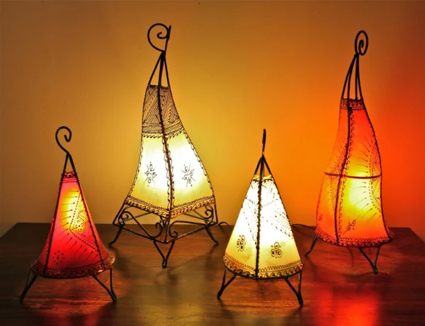 vier-marokkanische-lampen