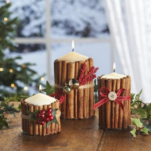 wunderbare-Bastelideen-für-Weihnachten-Kerzen