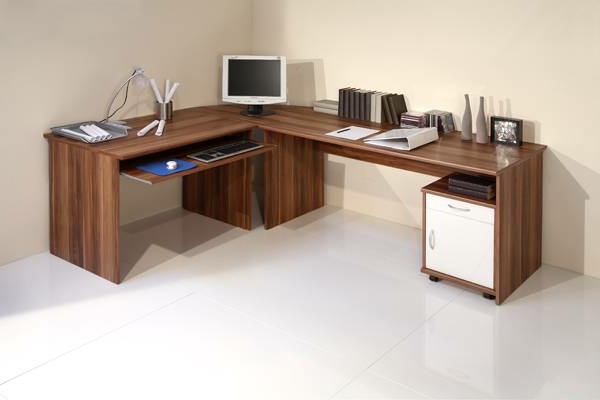 Büro-Schreibtsch-Massivholz-Design-Schreibtisch