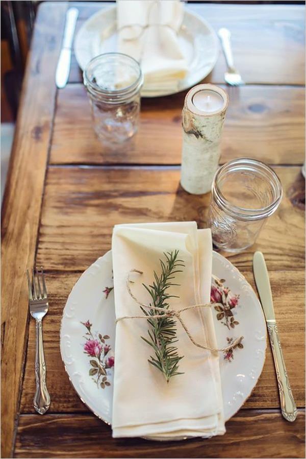 -Hochzeitsdeko-für-Tisch-wunderschöne-stilvolle-Ideen-Tischdeko zur Hochzeit