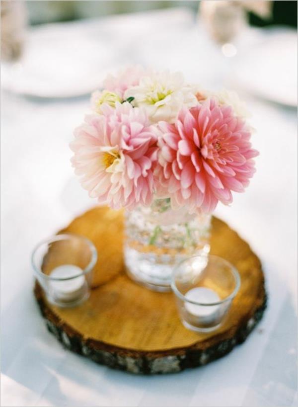 Tischdeko zur Hochzeit Hochzeitsdeko-günstig-Hochzeitsdeko-selber-machen-Blumendeko-für-Tisch--