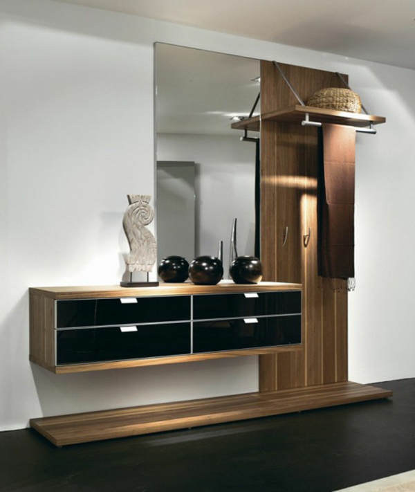 Interior-Design-Ideen-elegante-Flurmöbel-aus-Holz