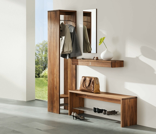 Luxus-Design-Wohnideen-für-Zuhause-Flur-mit-modernen-Möbeln