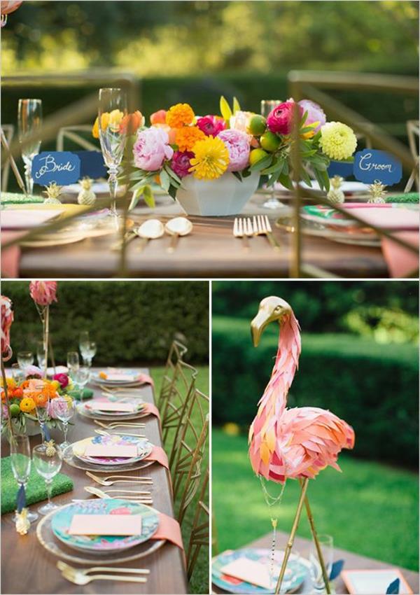 -Vintage-Hochzeit-fantastische-Blumendeko-für-Tisch--