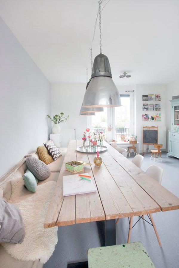 Wandfarbe-Weiß-für-ein-schönes-Interior-im-Hause-Kücheneinrichtung Wandfarbe Weiß 