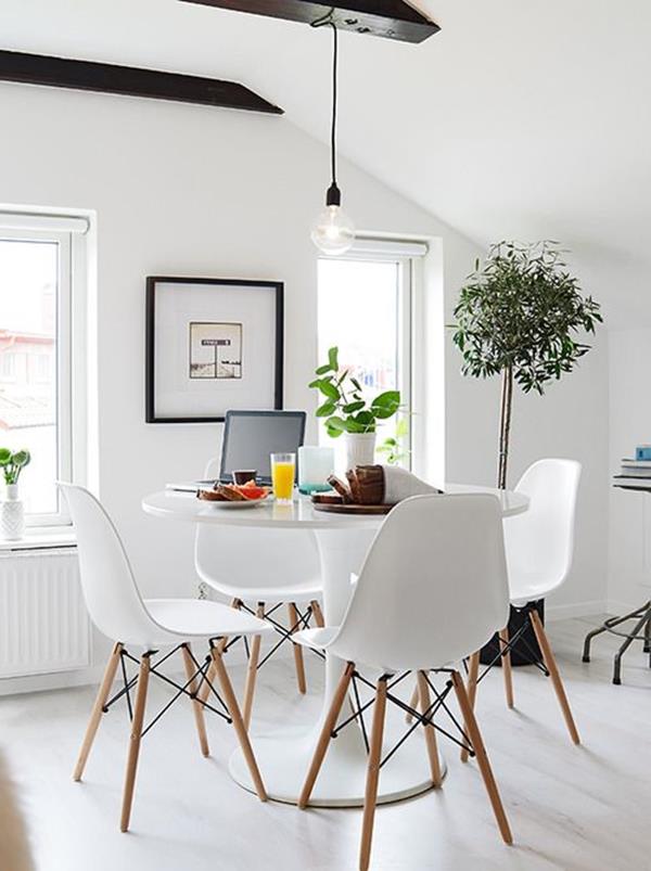 Wandfarbe-Weiß-für-ein-schönes-Interior-im-Hause-Küchengestaltung- Wandfarbe Weiß 