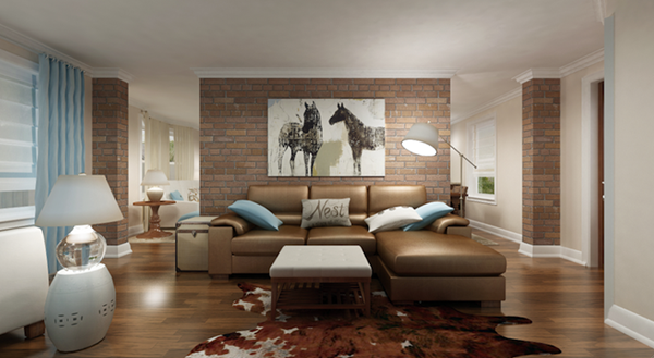 Wandgestaltung-fürs-Wohnzimmer-cooles-Design-im-Wohnzimmer